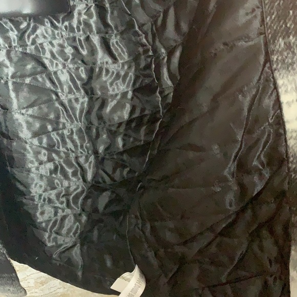 Buffalo David Bitton Black/White Plaid Wool Coat With Removable Collar Size XL - Picture 10 of 15